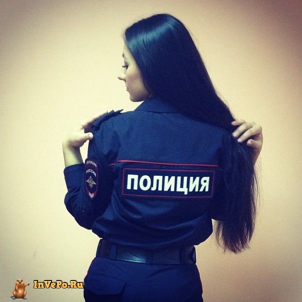 Красивые девушки в форме российской полиции