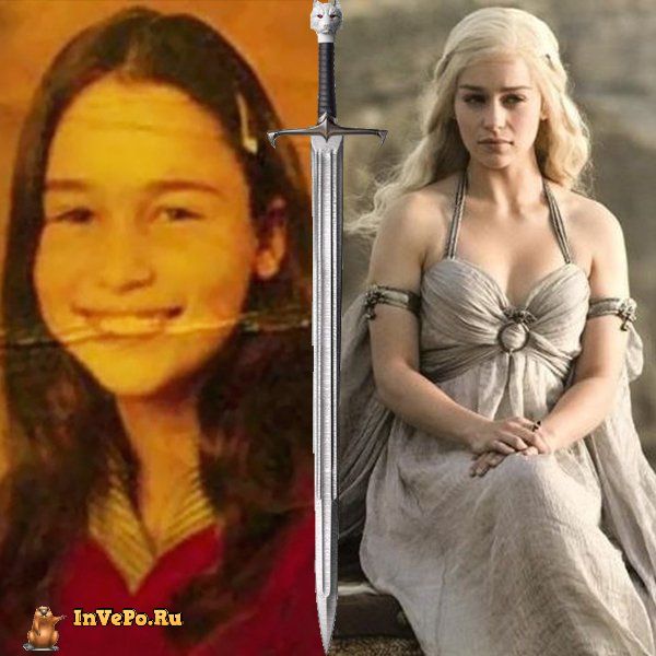 Молодая Эмилия Кларк - Дейенерис Targaryen 