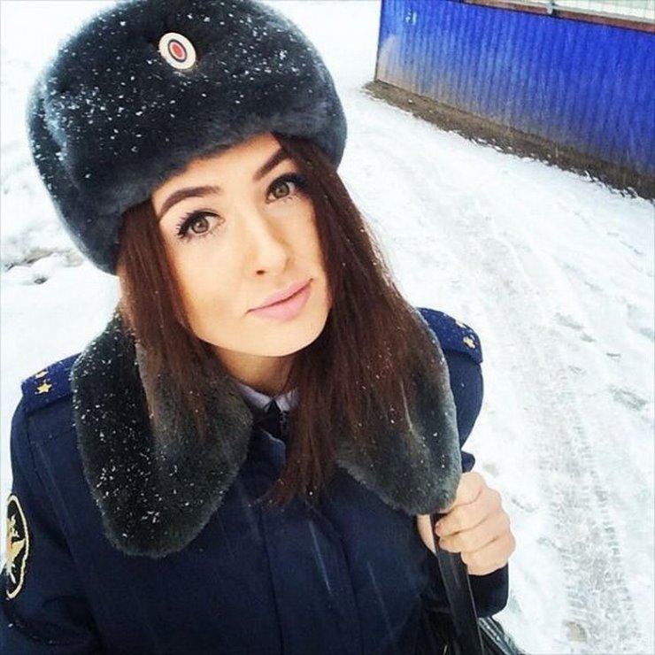 Красивые Девушки в форме Российской полиции.